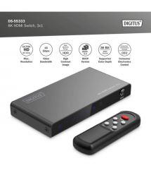 Digitus Видеокоммутатор UHD HDMI (INx3 - OUTx1), 8K