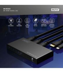 Digitus Видеокоммутатор UHD HDMI (INx3 - OUTx1), 8K