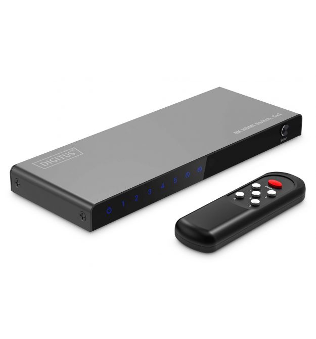 Digitus Видеокоммутатор UHD HDMI (INx5 - OUTx1), 8K