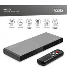 Digitus Видеокоммутатор UHD HDMI (INx5 - OUTx1), 8K