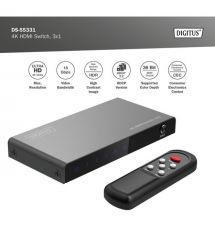 Digitus Видеокоммутатор UHD HDMI (INx3 - OUTx1), 4K