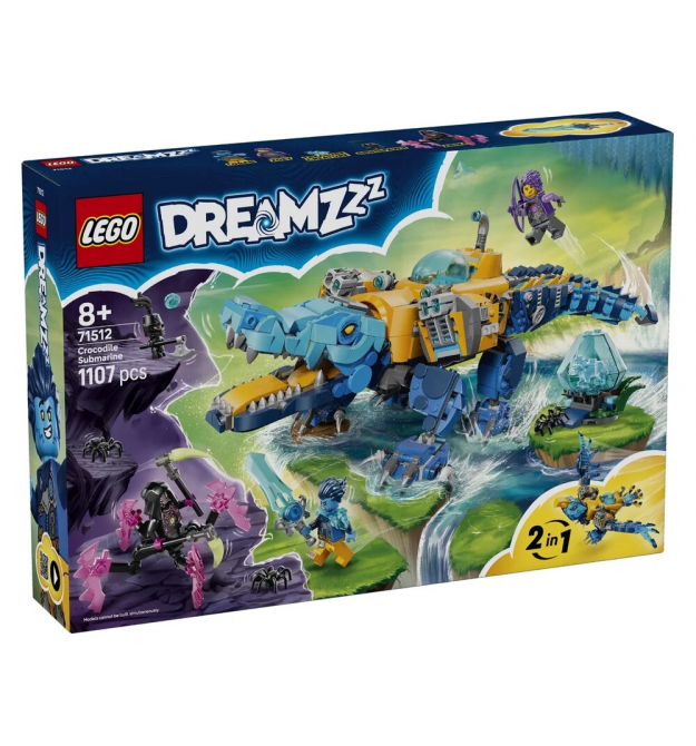 LEGO Конструктор LEGO DREAMZzz Підводний човен-крокодил