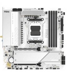 SAPPHIRE Материнская плата PURE B850M WIFI sAM5 B850 4xDDR5 M.2 HDMI DP WiFi BT mATX