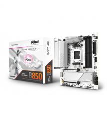SAPPHIRE Материнская плата PURE B850M WIFI sAM5 B850 4xDDR5 M.2 HDMI DP WiFi BT mATX
