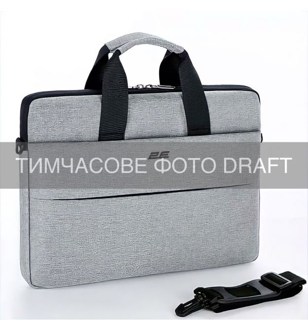 2E Сумка для ноутбука 2E, Slim Keeper Plus 15.6/16", сірий