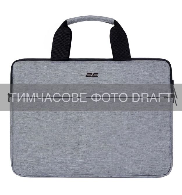 2E Сумка для ноутбука 2E, Slim Keeper 15.6/16", сірий