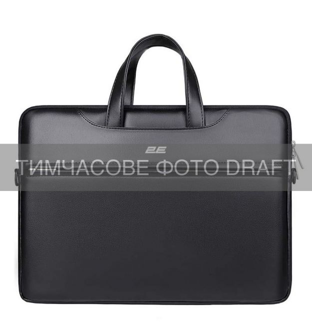 2E Сумка для ноутбука 2E, Slim Business 17", чорний