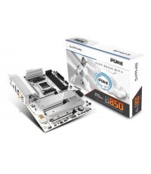 SAPPHIRE Материнская плата PURE B850A WIFI7 sAM5 B850 4xDDR5 M.2 HDMI DP WiFi BT ATX