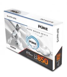 SAPPHIRE Материнская плата PURE B850A WIFI7 sAM5 B850 4xDDR5 M.2 HDMI DP WiFi BT ATX