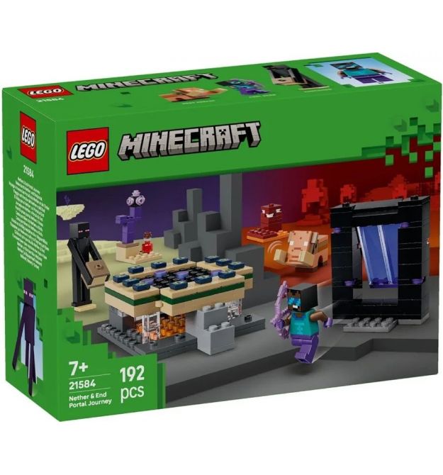 LEGO Конструктор Minecraft Подорож до Нижнього світу та Порталу до Краю