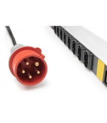 Digitus Устройство распределения электропитания 0U, 24xC13, 3xC19, 3x16A, 250V, вилка IEC 60309 3ph