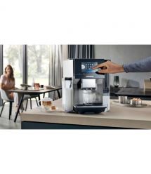 Siemens Siemens Coffee machine, 2.4L, auto capuchino maker, LED display, auto recipe-20, black-silver