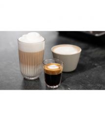 Siemens Siemens Coffee machine, 2.4L, auto capuchino maker, LED display, auto recipe-20, black-silver