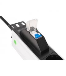Digitus Устройство распределения питания 1U, 7xSchuko, 16A, 250V, автомат, вилка Schuko