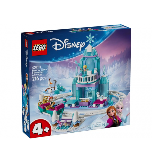 LEGO Конструктор LEGO Disney Princess Крижаний палац Ельзи та веселе катання на санчатах