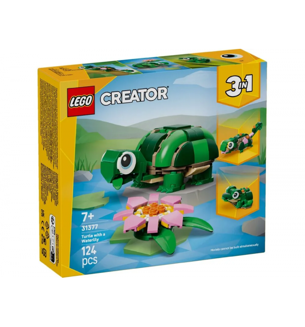 LEGO Конструктор LEGO Creator Черепаха з квіткою водяної лілії