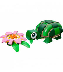 LEGO Конструктор LEGO Creator Черепаха з квіткою водяної лілії