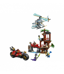 LEGO Конструктор LEGO Ninjago Автомобільна битва ніндзя біля будинку на дереві