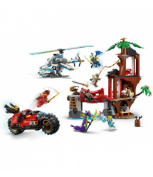 LEGO Конструктор LEGO Ninjago Автомобільна битва ніндзя біля будинку на дереві