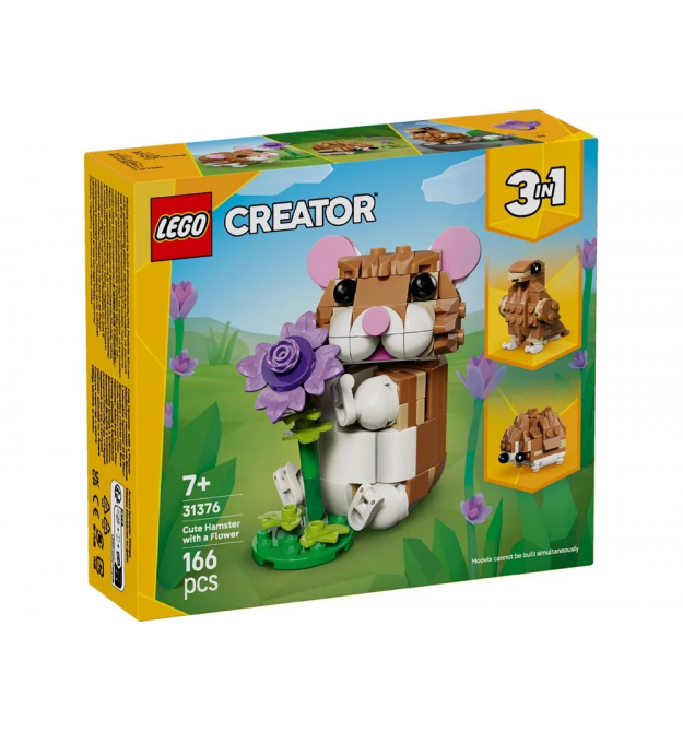 LEGO Конструктор LEGO Creator Чарівний хом'як з квіткою