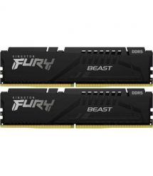 Kingston Память ПК DDR5 64GB KIT (32GBx2) 5600 FURY Beast