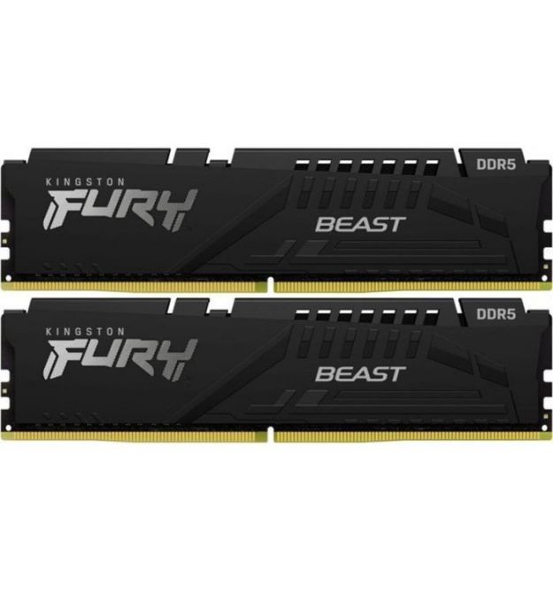 Kingston Память ПК DDR5 64GB KIT (32GBx2) 5600 FURY Beast