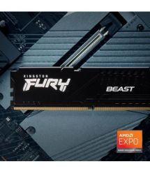 Kingston Память ПК DDR5 64GB KIT (32GBx2) 5600 FURY Beast