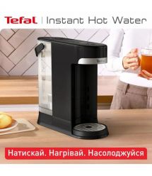 Tefal Електрочайник-диспенсер Tefal Instant Hot Water 2л, 5 темп.реж, мгновенный нагрев, сенc. управл, черний