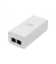 Digitus PoE-Инжектор PoE+ 802.3at, 10/100/1000 Mbps, Output max. 48V, 30W, белый