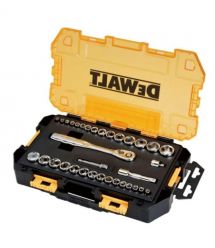 DeWALT DeWALT set of heads, 1/4", 3/8" case, 34pcs