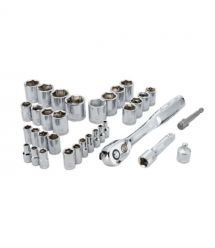 DeWALT DeWALT set of heads, 1/4", 3/8" case, 34pcs