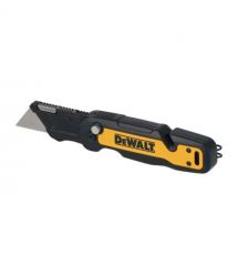 DeWALT DeWALT knife construction trapezoidal folding, with fixed blade, plastic body, 82mm
