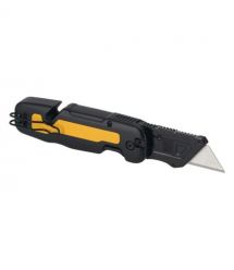 DeWALT DeWALT knife construction trapezoidal folding, with fixed blade, plastic body, 82mm