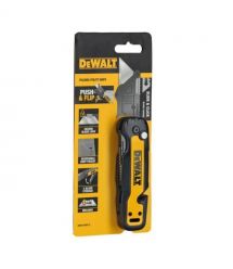 DeWALT DeWALT knife construction trapezoidal folding, with fixed blade, plastic body, 82mm