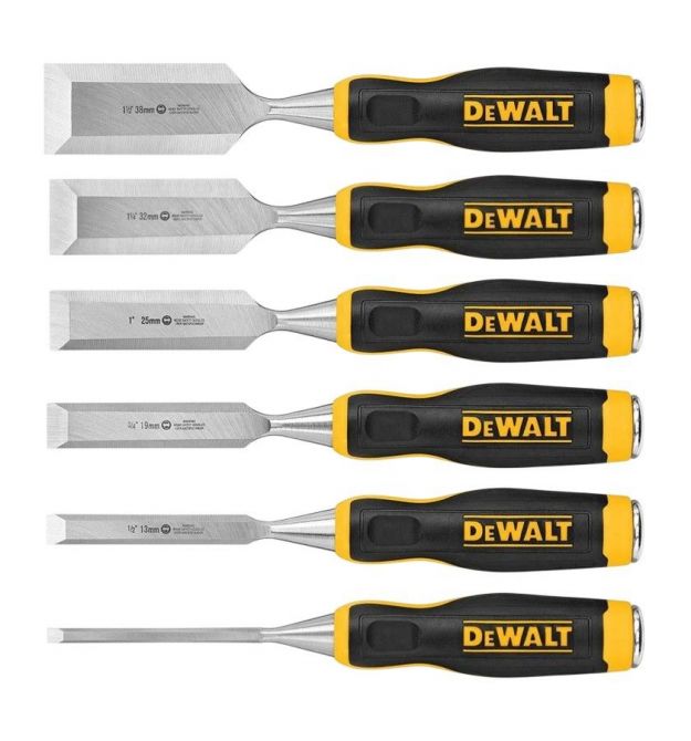 DeWALT DeWALT chisel, 6-13-19-25-32-38mm, case set 6pcs