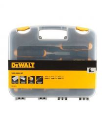 DeWALT DeWALT chisel, 6-13-19-25-32-38mm, case set 6pcs