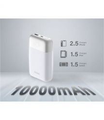 D-Link Акумулятор портативний литій-ионний Power Bank 10000мА*год 18Вт 1xUSB-A, 1xUSB-C, белый