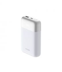 D-Link Акумулятор портативний литій-ионний Power Bank 10000мА*год 18Вт 1xUSB-A, 1xUSB-C, белый