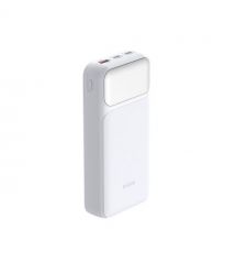 D-Link Аккумулятор портативний литій-ионний Power Bank 20000мАч, 65Вт PD 3.0, QC 3.0, 2xUSB-C, 1xUSB-A з дисплеем, белий