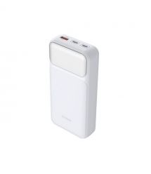 D-Link Аккумулятор портативний литій-ионний Power Bank 20000мАч, 65Вт PD 3.0, QC 3.0, 2xUSB-C, 1xUSB-A з дисплеем, белий