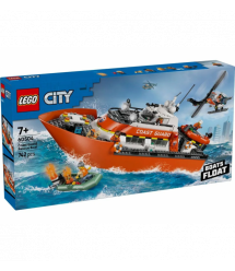 LEGO Конструктор LEGO City Рятувальний катер і гелікоптер берегової охорони