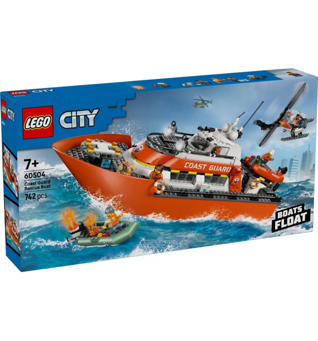 LEGO Конструктор LEGO City Рятувальний катер і гелікоптер берегової охорони
