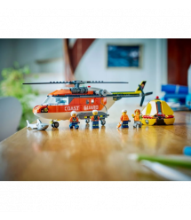 LEGO Конструктор LEGO City Рятувальний катер і гелікоптер берегової охорони