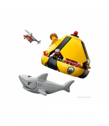 LEGO Конструктор LEGO City Рятувальний катер і гелікоптер берегової охорони