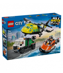 LEGO Конструктор LEGO City Ремікс літака, вантажівки та судна на повітряній подушці