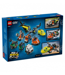 LEGO Конструктор LEGO City Ремікс літака, вантажівки та судна на повітряній подушці