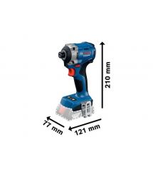 Bosch Винтоверт ударный аккумуляторный GDR 18V-215 18В 215Нм 3800об·мин M6-M16 1кг