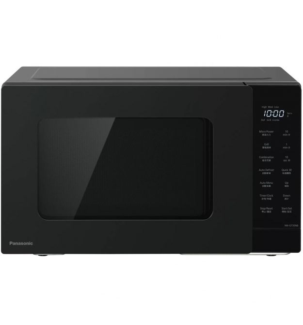 Panasonic Микроволновая печь, 24л, 900Вт, гриль, ЖК дисплей 4 дюйма, черный