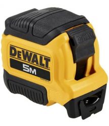 DeWALT Рулетка DeWALT COMPACT, 5мх28мм, з фіксатором змотування, АБС-пластик, магніт
