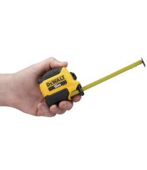 DeWALT Рулетка DeWALT COMPACT, 5мх28мм, з фіксатором змотування, АБС-пластик, магніт